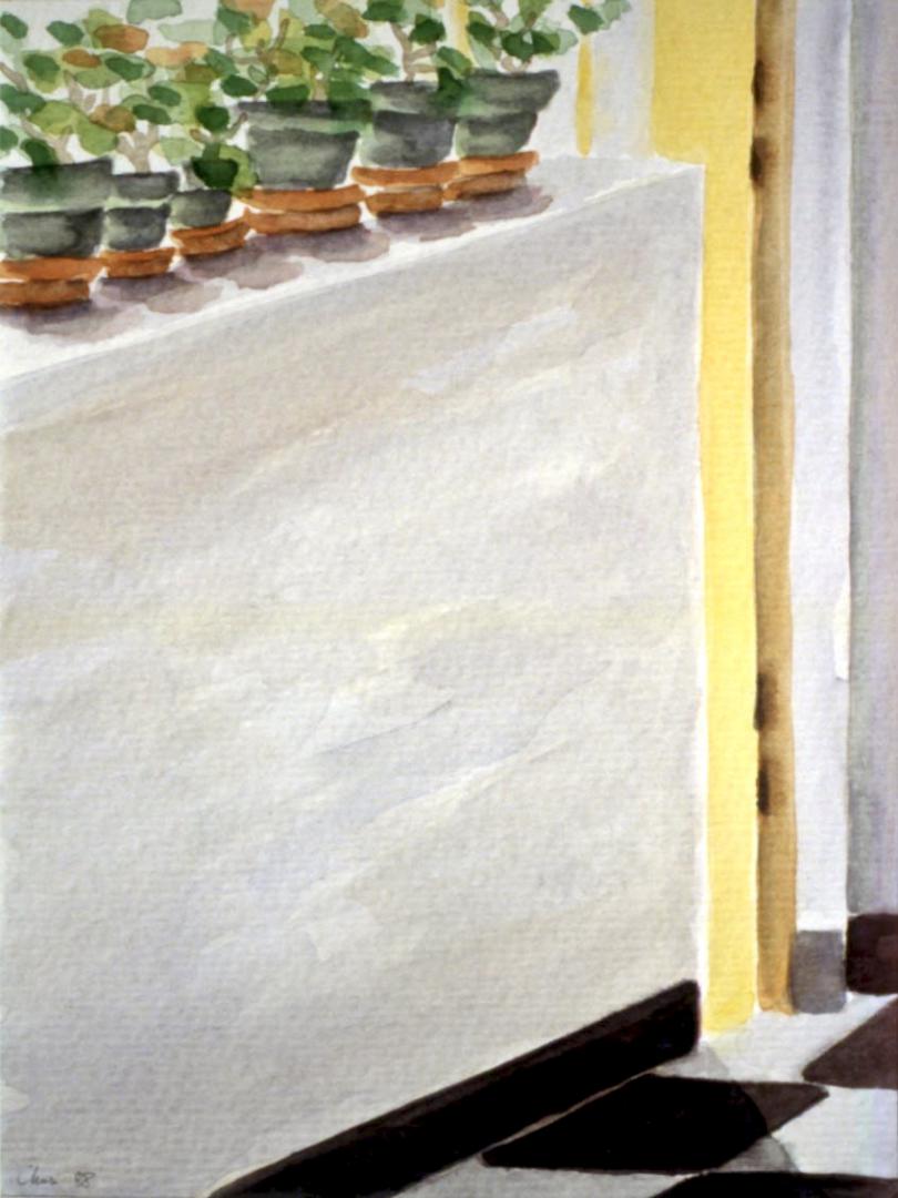 Cafe Pamplona IV - 20 x 15 cm, 1988