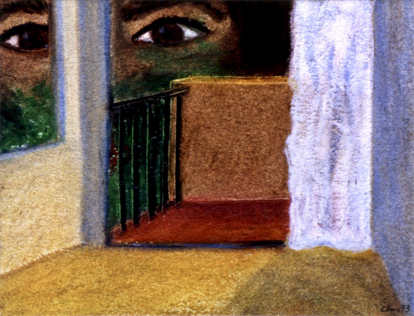 Los ojos de la memoria / Les yeux de la mémoire - 13'5 x 17'5 cm, 1993